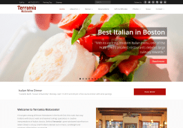 Terramia Ristorante Slick Boston Solutions - Website Design, SSL Certificates, SEO, Social Media Marketing, Maintenance & Support for Small Businesses