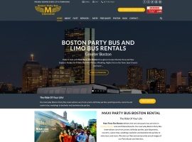 Maxi Party Bus Boston Rental