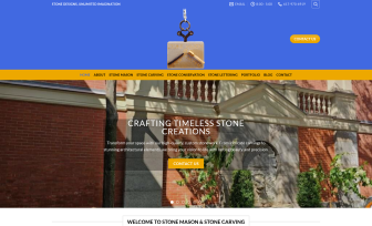 Our Stone Mason & Stone Carving artisans are highly trained in the installation and use of stone for a wide variety of architectural applications.