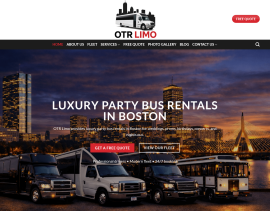 OTR Limo offers premium party bus rental Boston residents trust for weddings, proms, birthdays, and special events