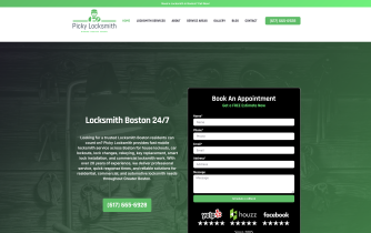 Picky Locksmith Boston mobile locksmith service van in Boston MA
